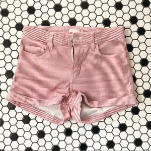 High rise shorts